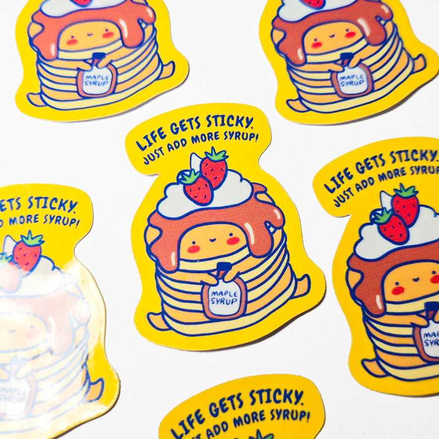 Handmade Stickers; Self-Illustrated Stickers; Quirky Stickers; Fun Stickers; Cute Stickers; Quirky; Fun; Cute; Handmade; Illustrated Stickers